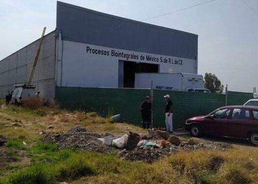 Anuncian cierre de fábrica de harina de pescado en Papalotla.