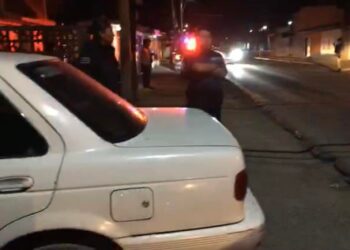 En accidente automovilístico abandonan unidad en Huamantla.