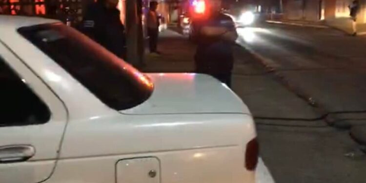 En accidente automovilístico abandonan unidad en Huamantla.