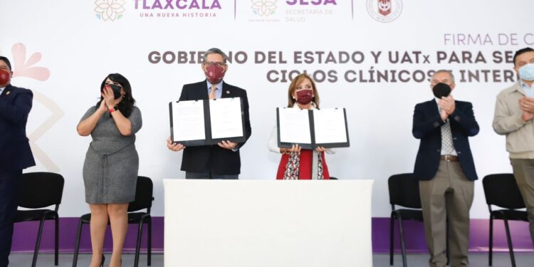 Signó gobierno del estado y la UATX convenio de colaboración en materia de salud.