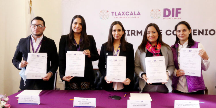 Firman convenio SEDIF, bienestar y beneficencia pública para potenciar apoyos a población vulnerable