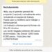 Denuncian posible estafa por Whast App.