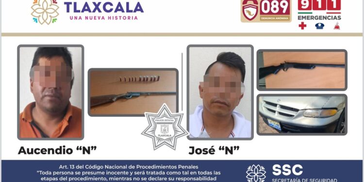 Detiene la SSC a sujetos por portación de armas