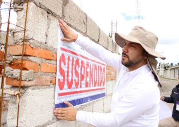 PROPAET suspende obra civil en Santa Cruz Tlaxcala
