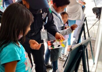 Mantiene SSC vínculo con la población general en la feria de Calpulalpan 2022