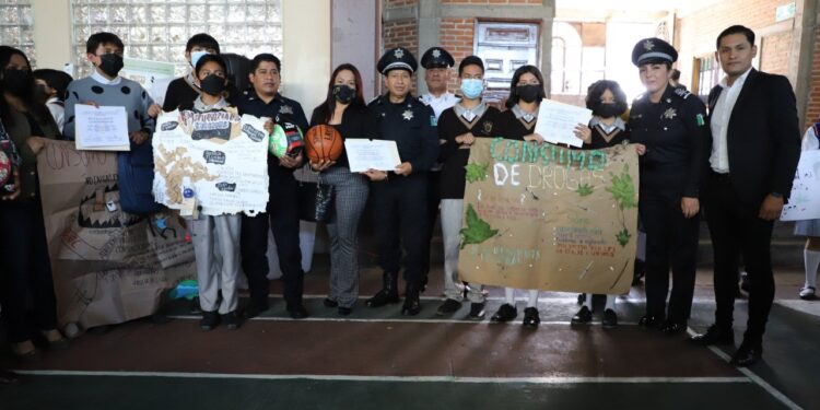 Clausura SSC semana “Juntos por la prevención del delito” en Tetlanohcan
