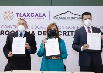Presentó gobierno del estado y consejo de notarios el “programa de escrituración y testamento a bajo costo”