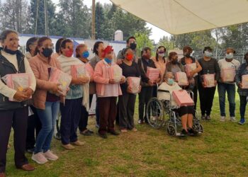 Mujeres afectadas por cáncer de mama reciben prótesis gratuita: APBPET