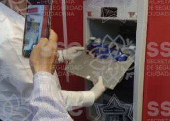 Retira SSC dispositivo en cajero de Huamantla