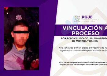 Vinculan a proceso a una persona por robo calificado, allanamiento de morada y daños