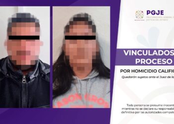 Vincula PGJE a proceso a dos personas por homicidio calificado