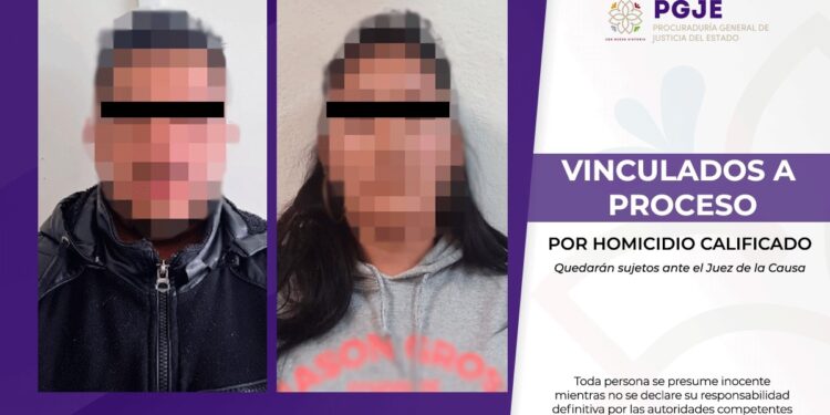 Vincula PGJE a proceso a dos personas por homicidio calificado