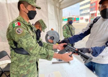 Tlaxcaltecas respondieron positivamente a campaña de canje de  armas 2022