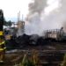 Bomberos de la SSC atienden incendio en planta recicladora