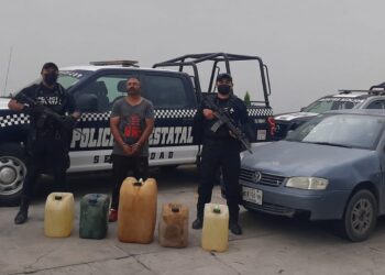 Detiene SSC a presunto responsable de transportación de hidrocarburo