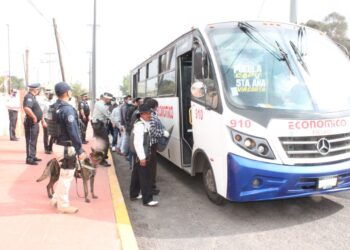 Inicia operativo interinstitucional para revisar unidades de transporte público