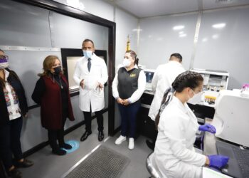 Inauguró gobernadora Lorena Cuéllar servicios del Dr. Vagón en Huamantla