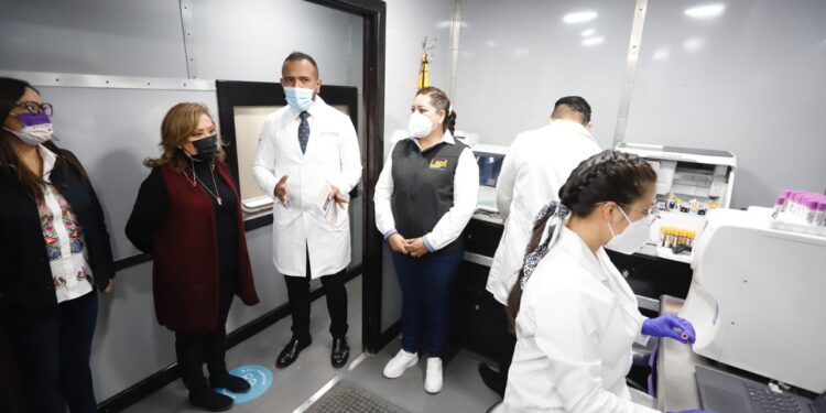 Inauguró gobernadora Lorena Cuéllar servicios del Dr. Vagón en Huamantla