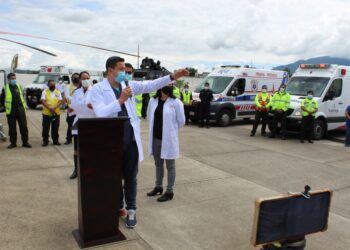 Atiende SESA nueve lesionados por huamantlada 2022