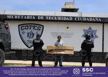 Detienen SSC y policía de Nopalucan a persona por posesión de arma y robo