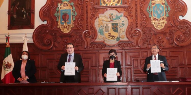 Acuerdan UATx, BUAP y Consejo de la Judicatura Federal trabajo conjunto