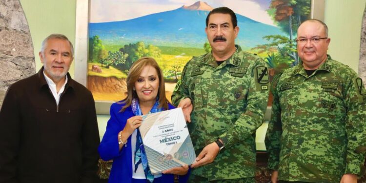 Reconoce SEDENA trabajo de la gobernadora Lorena Cuéllar en materia de seguridad