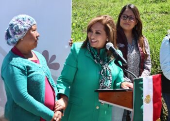 Gobernadora supervisa avance del programa para la captación de agua en San Pablo del Monte