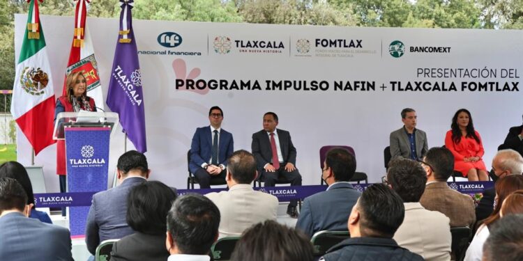 Lanza gobernadora Lorena Cuéllar y NAFIN programa de créditos con una bolsa de 115 mdp