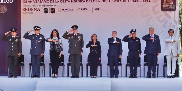 Encabezó gobernadora Lorena Cuéllar el 175 aniversario de la gesta heroica de los niños héroes de Chapultepec