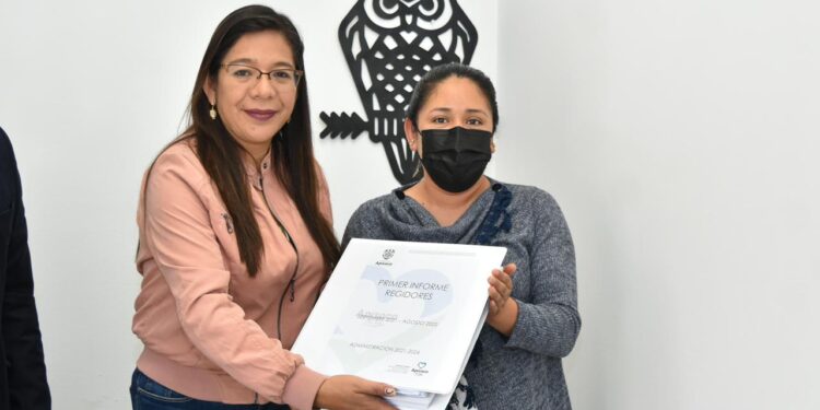 Recibe Congreso informe de actividades del cabildo de Apizaco: Leticia Martínez Cerón