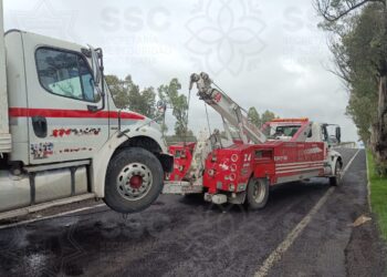 Asegura ssc un tractocamión derivado de accidente de tránsito
