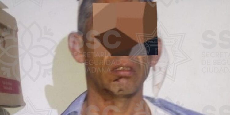 Rescata SSC a menor y detiene a sujeto por violencia intrafamiliar 