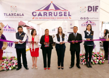 Llega el carrusel de información y servicios del sedif a Contla