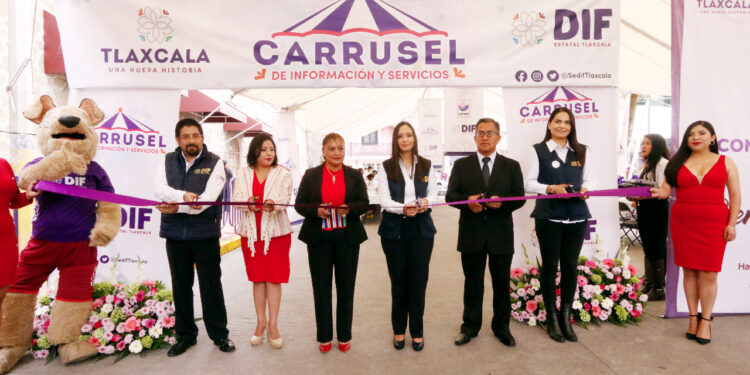 Llega el carrusel de información y servicios del sedif a Contla