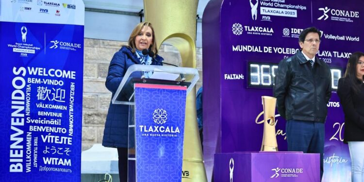 Inicia gobierno del estado, CONADE y FMVB cuenta regresiva para campeonato mundial de voleibol de playa Tlaxcala 2023