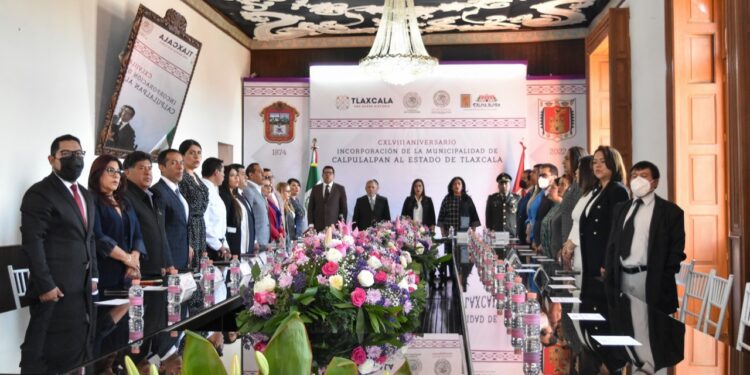 Conmemora Congreso 148 Aniversario de la Incorporación de Calpulalpan al territorio tlaxcalteca 