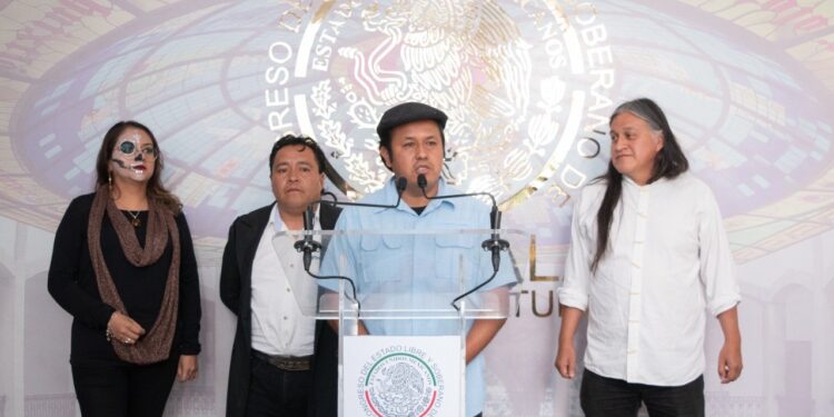 Anuncian Festival de Muertos en el Palacio Legislativo en náhuatl “Mikailwitl”