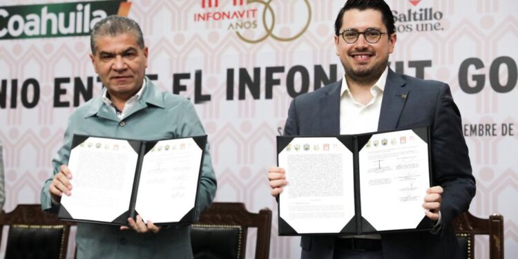 INFONAVIT y gobierno de Coahuila colaboran para ofrecer vivienda social económica