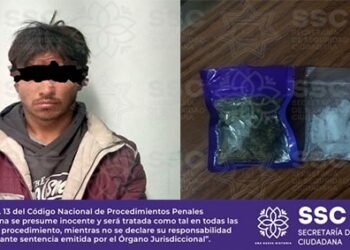 Detiene ssc a un sujeto por posesión de enervantes y droga sintética 