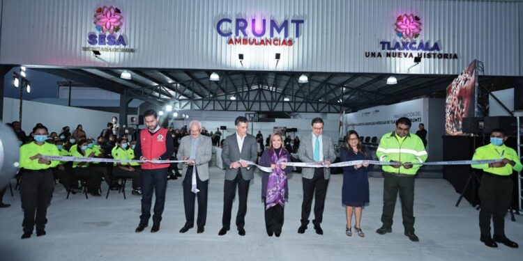 Inauguró gobernadora Lorena Cuéllar instalaciones del CRUMT en Chiautempan