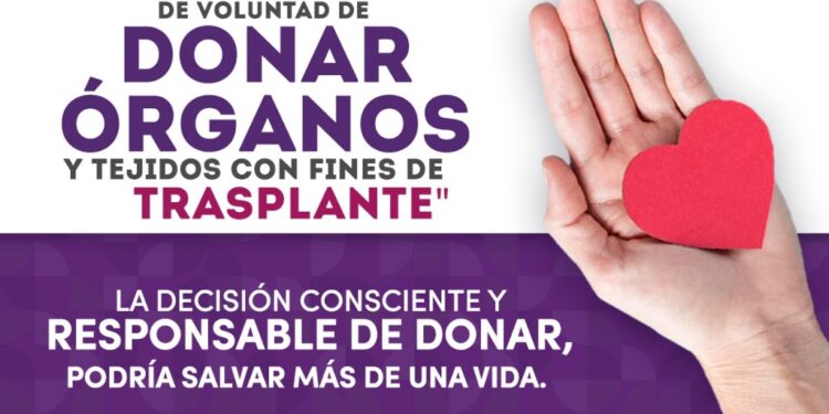 Continúa gobierno del estado con campaña de donación voluntaria de órganos y tejidos con fines de trasplante