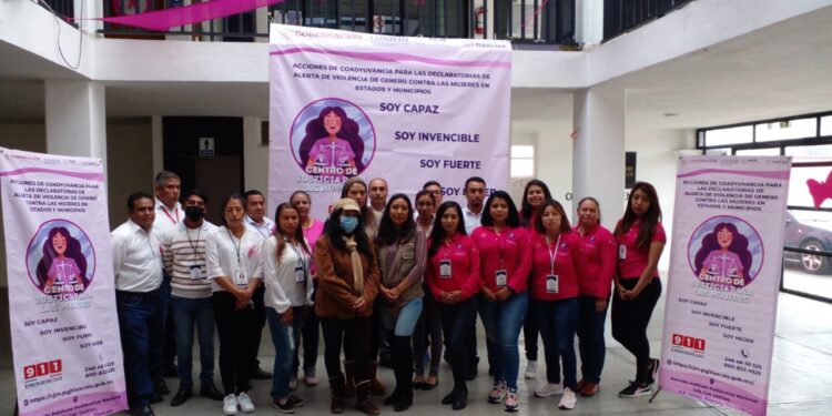 Combate CJM violencia de género en Totolac, Panotla y Sanctórum