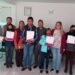 Entrega itea certificados de primaria y secundaria en plaza comunitaria de Tetla