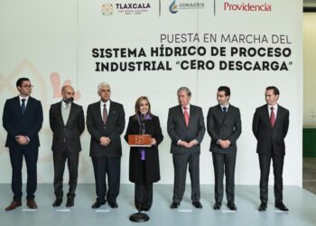 Pone en marcha gobernadora Lorena Cuéllar sistema hídrico de proceso industrial “cero descarga” del grupo providencia