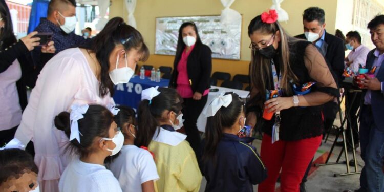 Decreta sector salud de Tlaxcala libre de caries a jardín de niños de Tlaltelulco