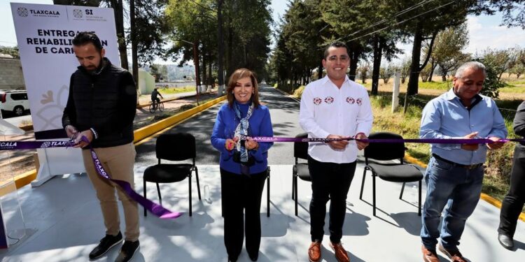 Invirtió gobernadora Lorena Cuéllar 4.1 mdp en rehabilitación del boulevard revolución de Nanacamilpa