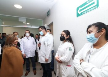 Verificó gobernadora Lorena Cuéllar avances del plan de contingencia en el hospital “Lic. Anselmo Cervantes Hernández”