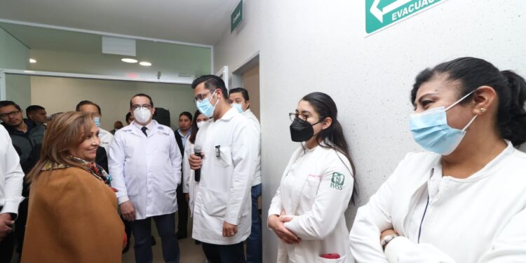 Verificó gobernadora Lorena Cuéllar avances del plan de contingencia en el hospital “Lic. Anselmo Cervantes Hernández”