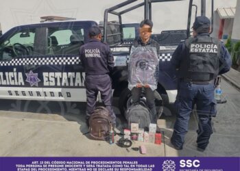 En acciones diferentes, detuvo ssc a dos personas por posesión de enervantes