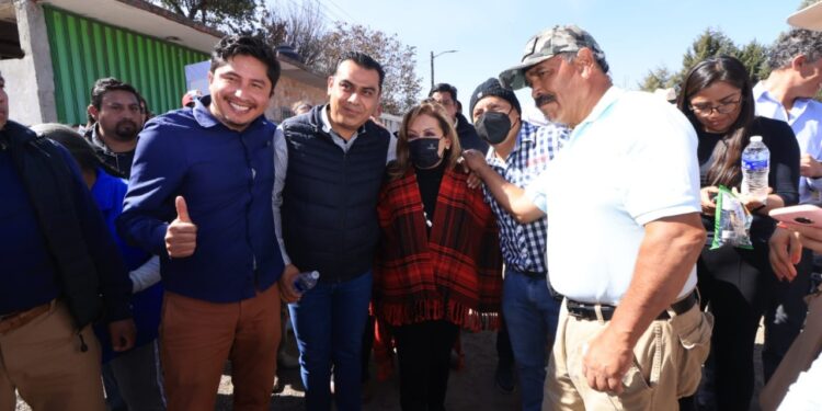 Supervisó gobernadora construcción de unidad deportiva en Panotla